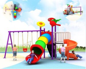 a5f3886f-6ef7-4488-b4dd-d56dd07bfd02 لعبة جماعية مع زحليقتين و ثلاث مراجيح